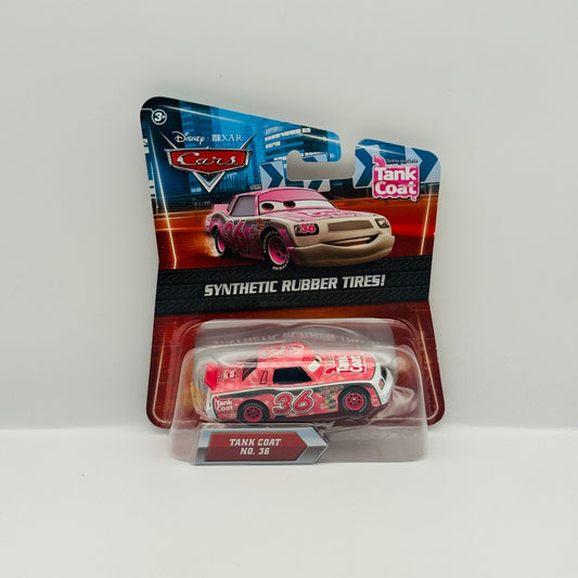 Disney Pixar Cars - EUGENE CARBURESKI TANK COAT Rubber Tires 2010 - 1:55 Diecast