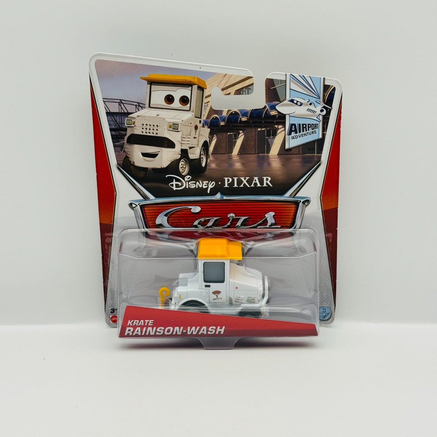 Disney Pixar Cars - KRATE RAINSON-WASH Airport Adventure 2013 - 1:55 Diecast