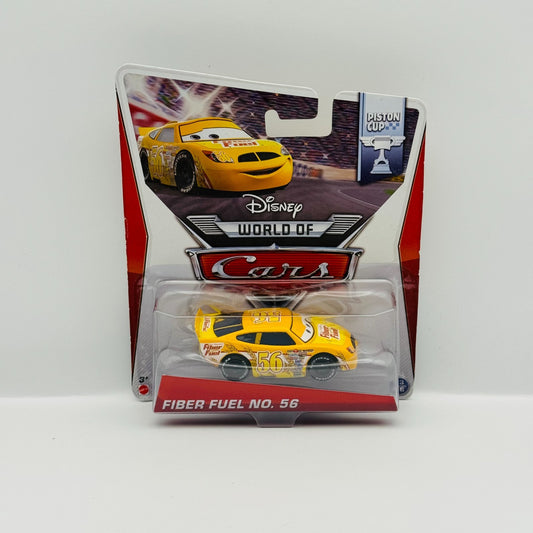 Disney Pixar Cars - FIBER FUEL BRUSH CURBER Piston Cup 2014 - 1:55 Diecast