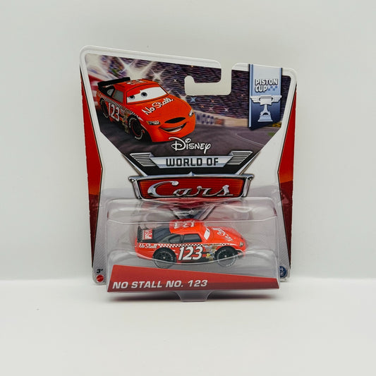 Disney Pixar Cars - NO STALL TODD MARCUS Flat Eyes Piston Cup 2014 -1:55 Diecast