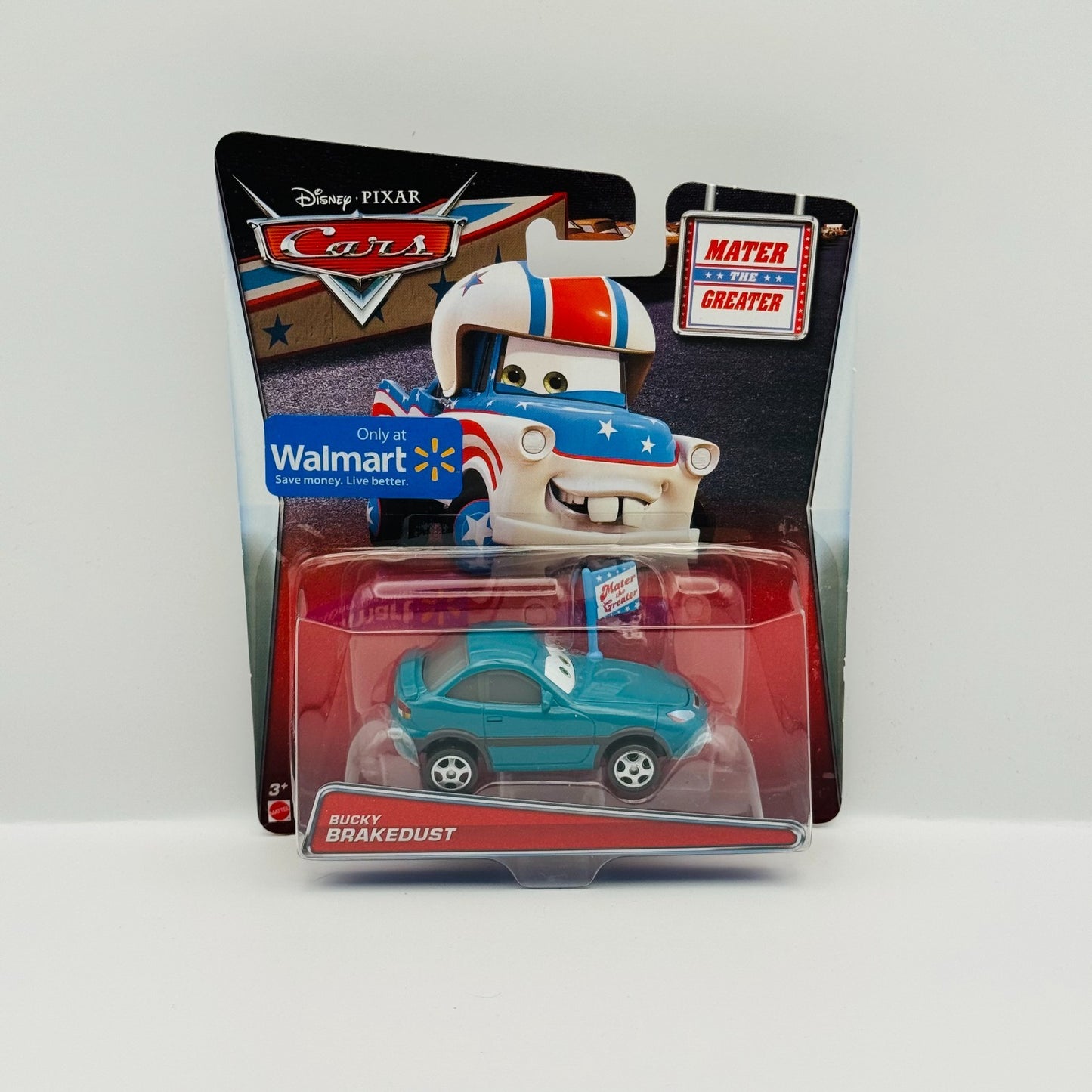 Disney Pixar Cars Toon - BUCKY BRAKEDUST Mater The Greater 2015 - 1:55 Diecast