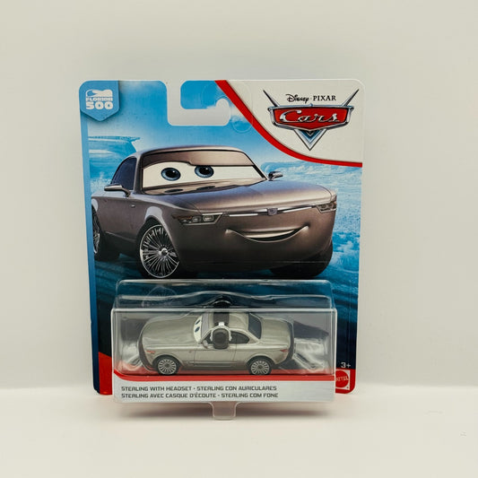 Disney Pixar Cars - STERLING WITH HEADSET Blue Desert 2020 - 1:55 Diecast