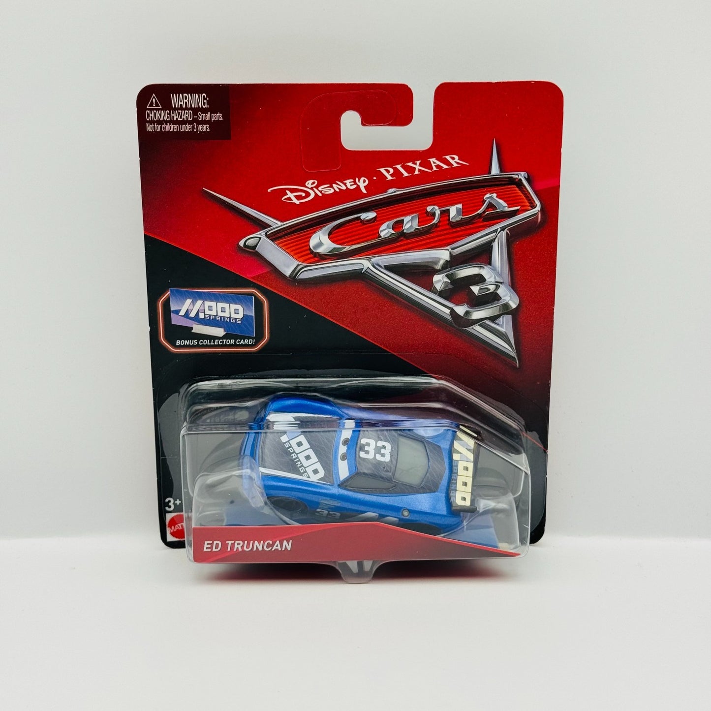 Disney Pixar Cars - ED TRUNCAN MOOD SPRINGS WITH COLLECTOR CARD - 1:55 Diecast