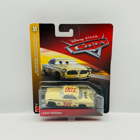 Disney Pixar Cars - HEYDAY LEROY HEMMING Doc's Racing Days 2018 - 1:55 Diecast