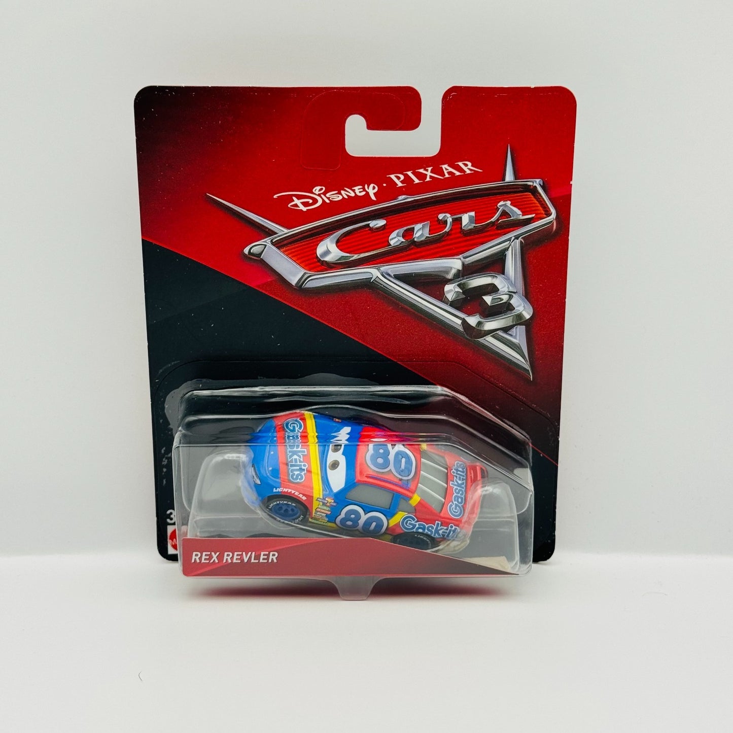 Disney Pixar Cars - REX REVLER GASK-ITS Veteran Racer Cars 3 2017 - 1:55 Diecast