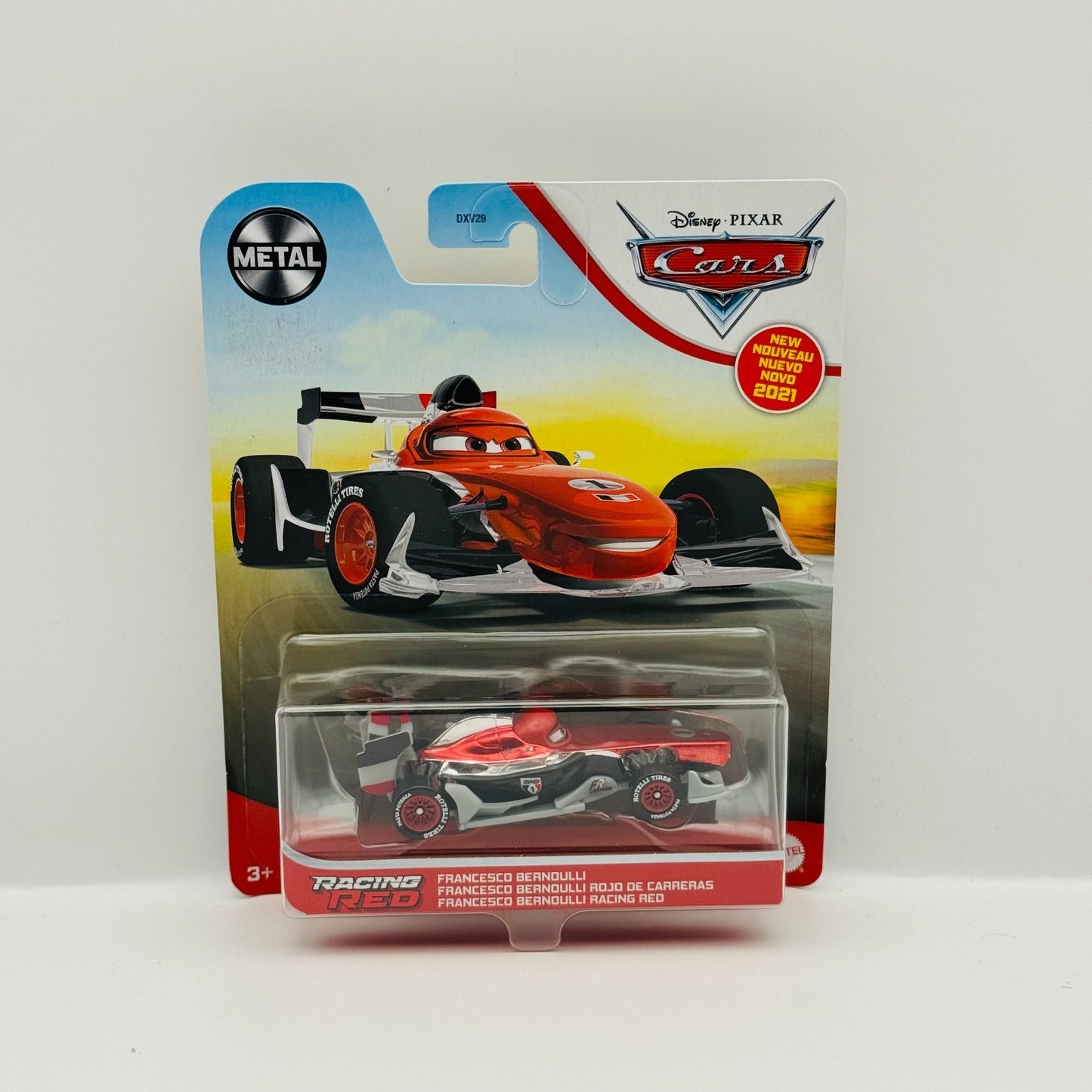 Disney Pixar Cars - RACING RED FRANCESCO BERNOULLI 2021 - 1:55 Diecast