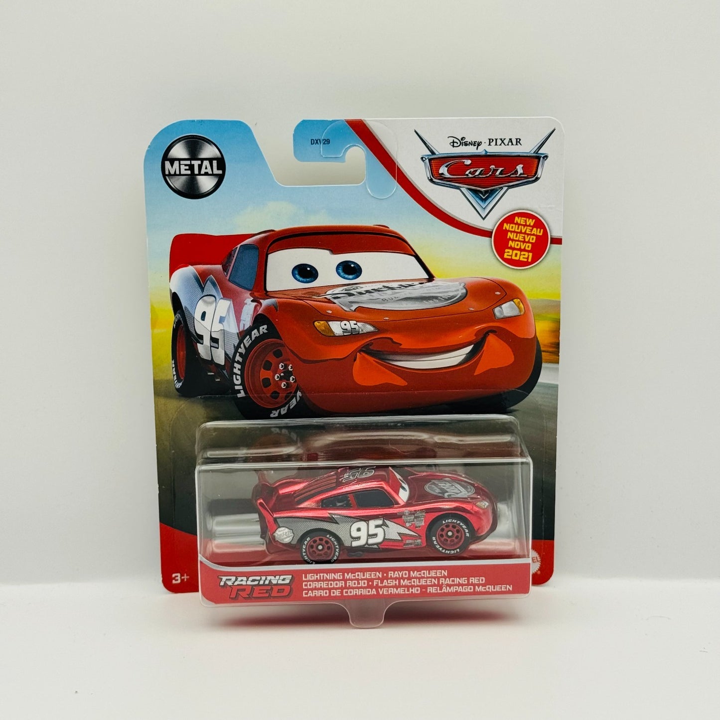 Disney Pixar Cars - RACING RED LIGHTNING MCQUEEN 2021 - 1:55 Diecast