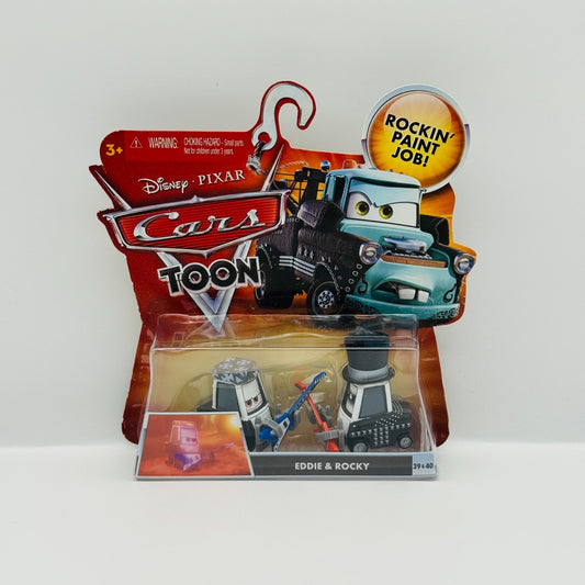 Disney Pixar Cars Toon - ROCKIE & EDDIE Heavy Metal Mater 2010 - 1:55 Diecast