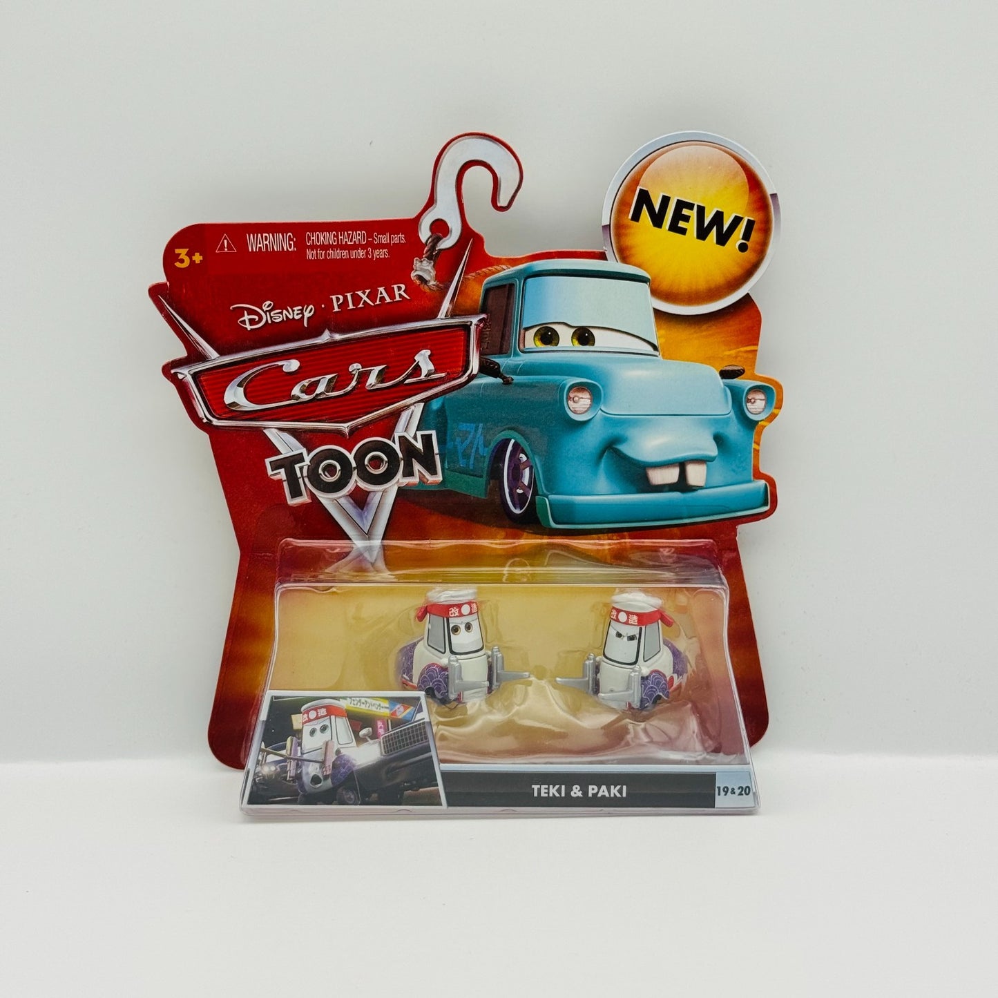 Disney Pixar Cars Toon - TEKI & PAKI Tokyo Mater 2010 - 1:55 Diecast