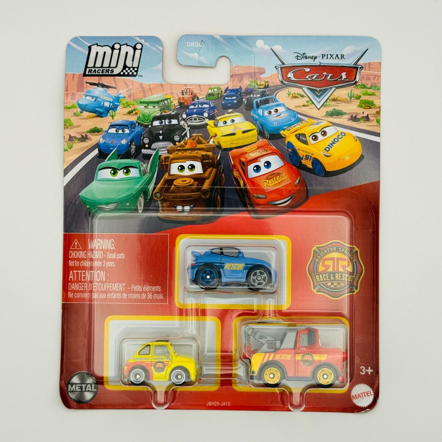 Disney Pixar Cars - Mini Racers RACE & RESCUE MATER LUIGI SALLY 3-PK - Diecast