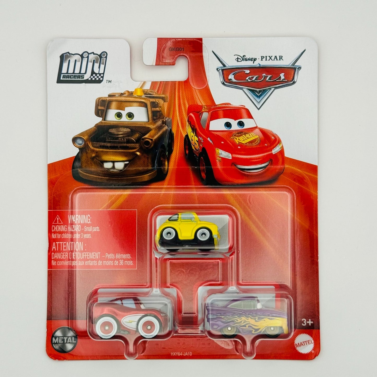 Disney Pixar Cars - Mini Racers CRUISIN' MCQUEEN LUIGI RAMONE 3-PK - Diecast