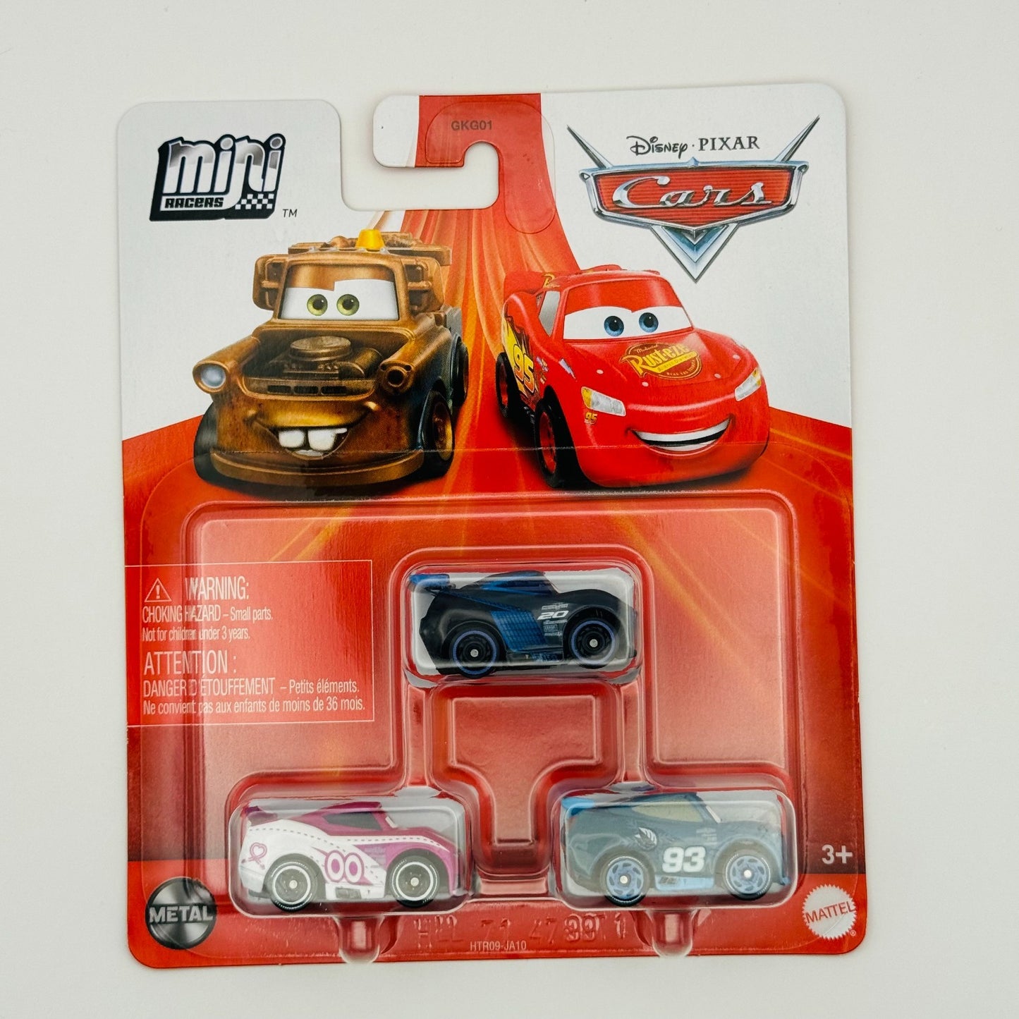 Disney Pixar Cars - Mini Racers NICK SHIFT FLIP DOVER JACKSON 3-PK - Diecast