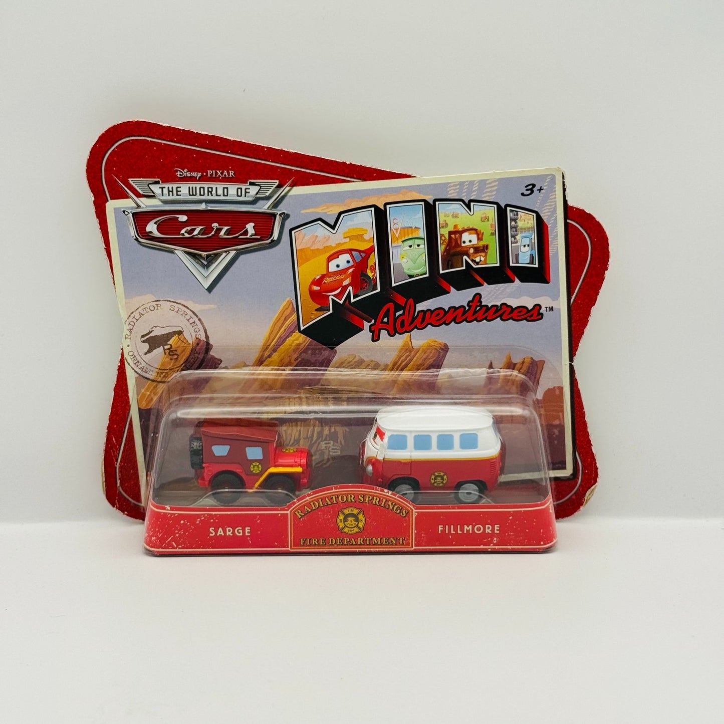 Disney Pixar Cars - Mini Adventures SARGE & FILLMORE - Fire Department