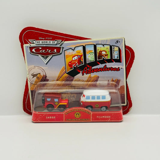 Disney Pixar Cars - Mini Adventures SARGE & FILLMORE - Fire Department