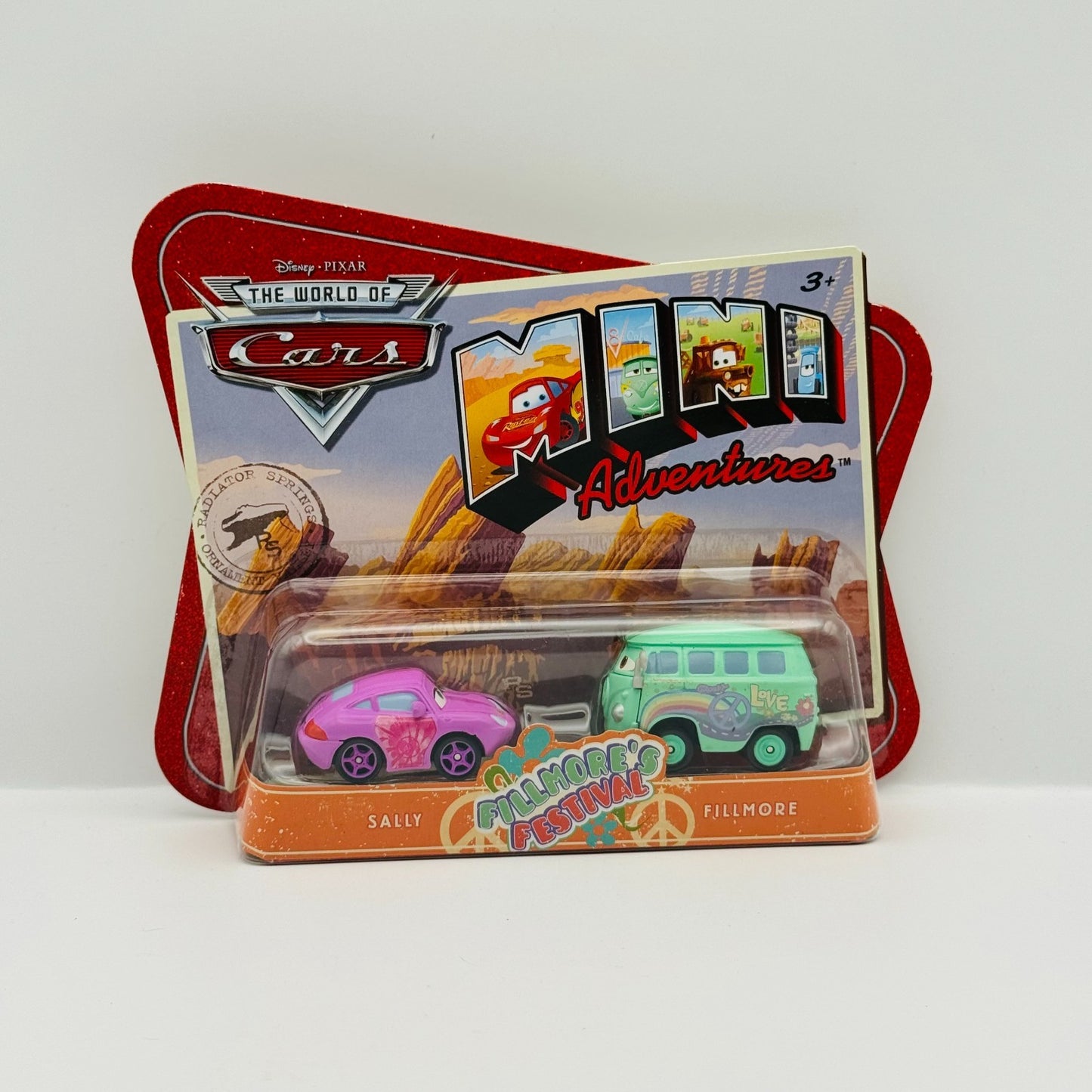 Disney Pixar Cars - Mini Adventures PINK SALLY & FILLMORE - Fillmore's Festival
