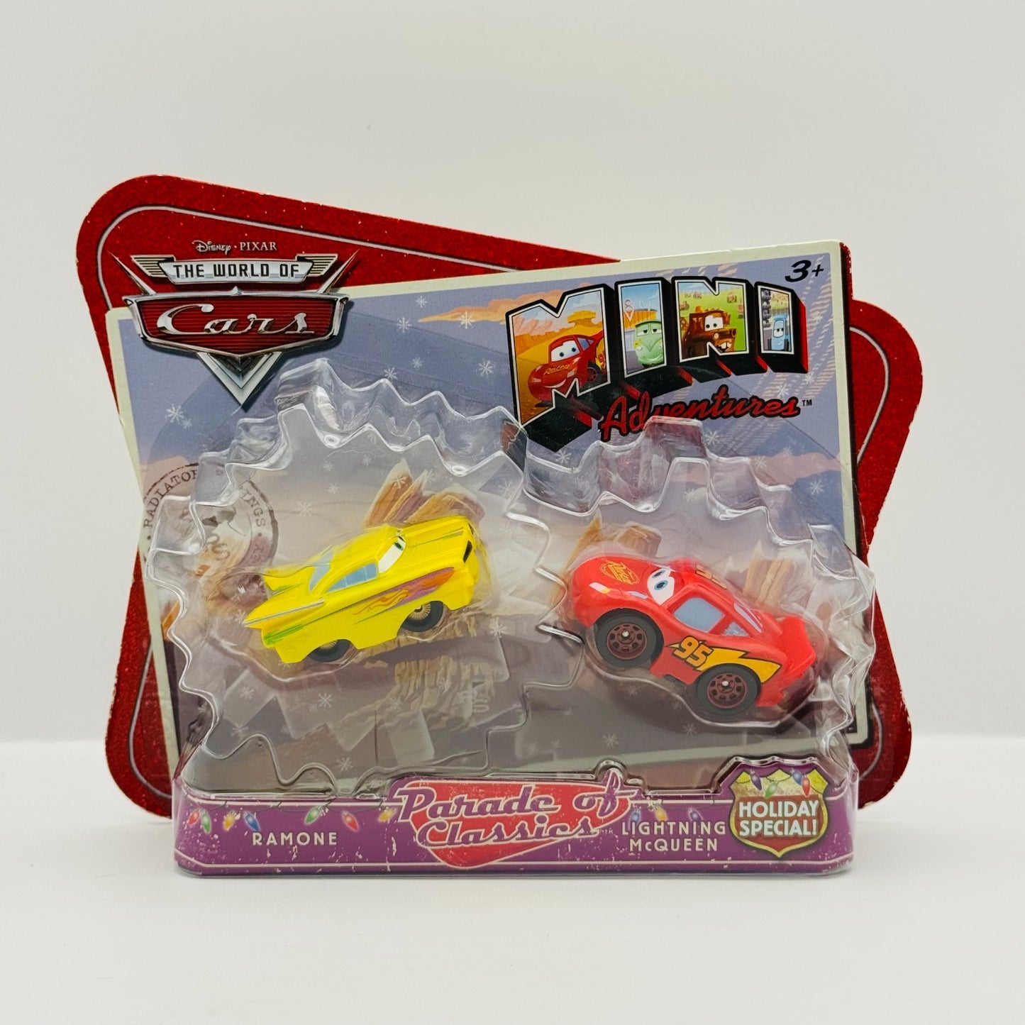 Disney Pixar Cars - Mini Adventures YELLOW RAMONE & MCQUEEN - Parade Of Classics