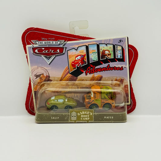 Disney Pixar Cars - Mini Adventures CAMO SALLY & MATER - Sarge's Boot Camp