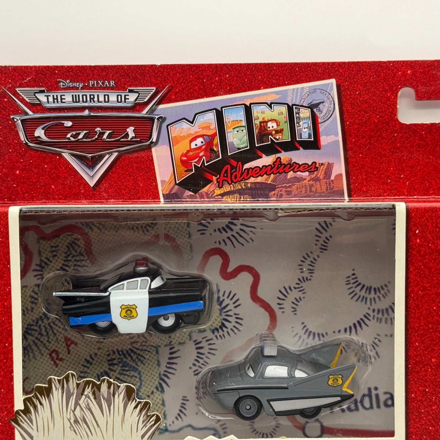 Disney Pixar Cars - Mini Adventures 8 CAR GIFT PACK FIRE DEPT POLICE BOOT CAMP