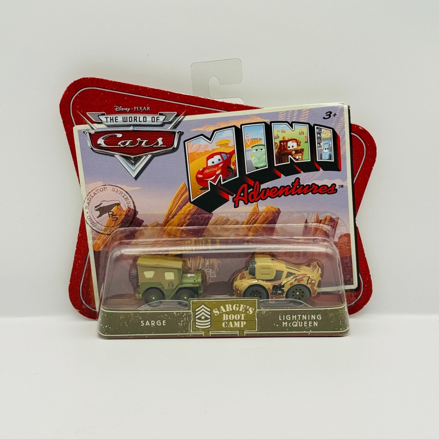 Disney Pixar Cars - Mini Adventures CAMO MCQUEEN NIGHT VISION -Sarge's Boot Camp
