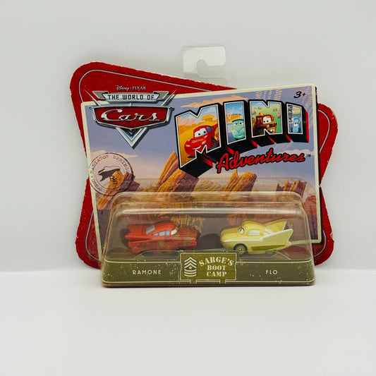 Disney Pixar Cars - Mini Adventures CAMO RAMONE & FLO - Sarge's Boot Camp