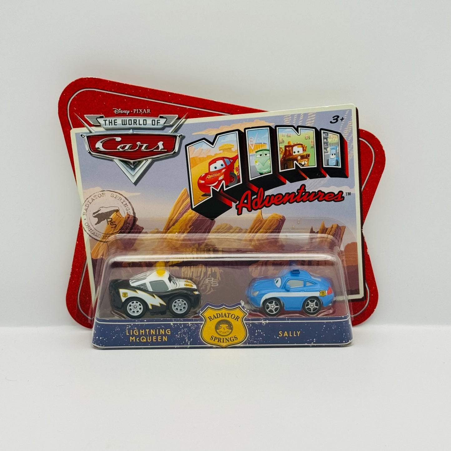Disney Pixar Cars - Mini Adventures MCQUEEN & SALLY - Radiator Springs Police