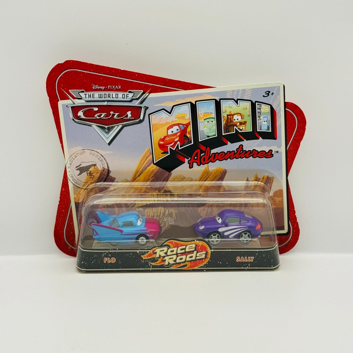 Disney Pixar Cars - Mini Adventures BLUE FLO & PURPLE SALLY - Race Rods