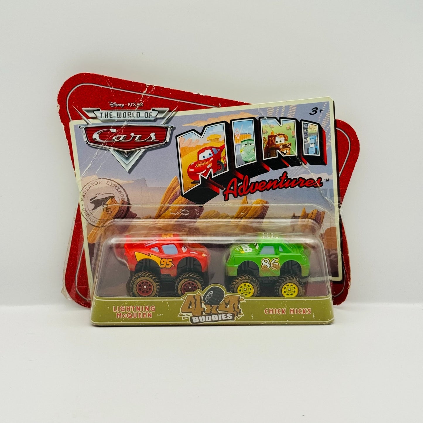 Disney Pixar Cars - Mini Adventures MONSTER TRUCK MCQUEEN & CHICK - 4X4 Buddies