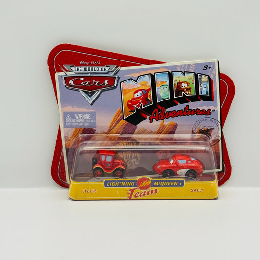 Disney Pixar Cars - Mini Adventures LIZZIE & SALLY - Lightning McQueen’s Team