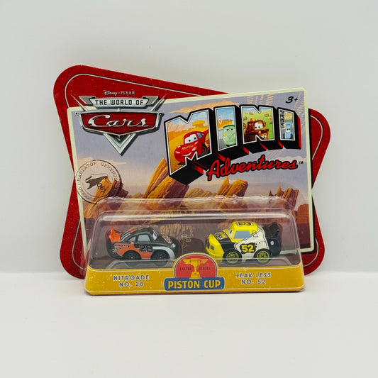 Disney Pixar Cars - Mini Adventures LEAK LESS & NITROADE - Piston Cup