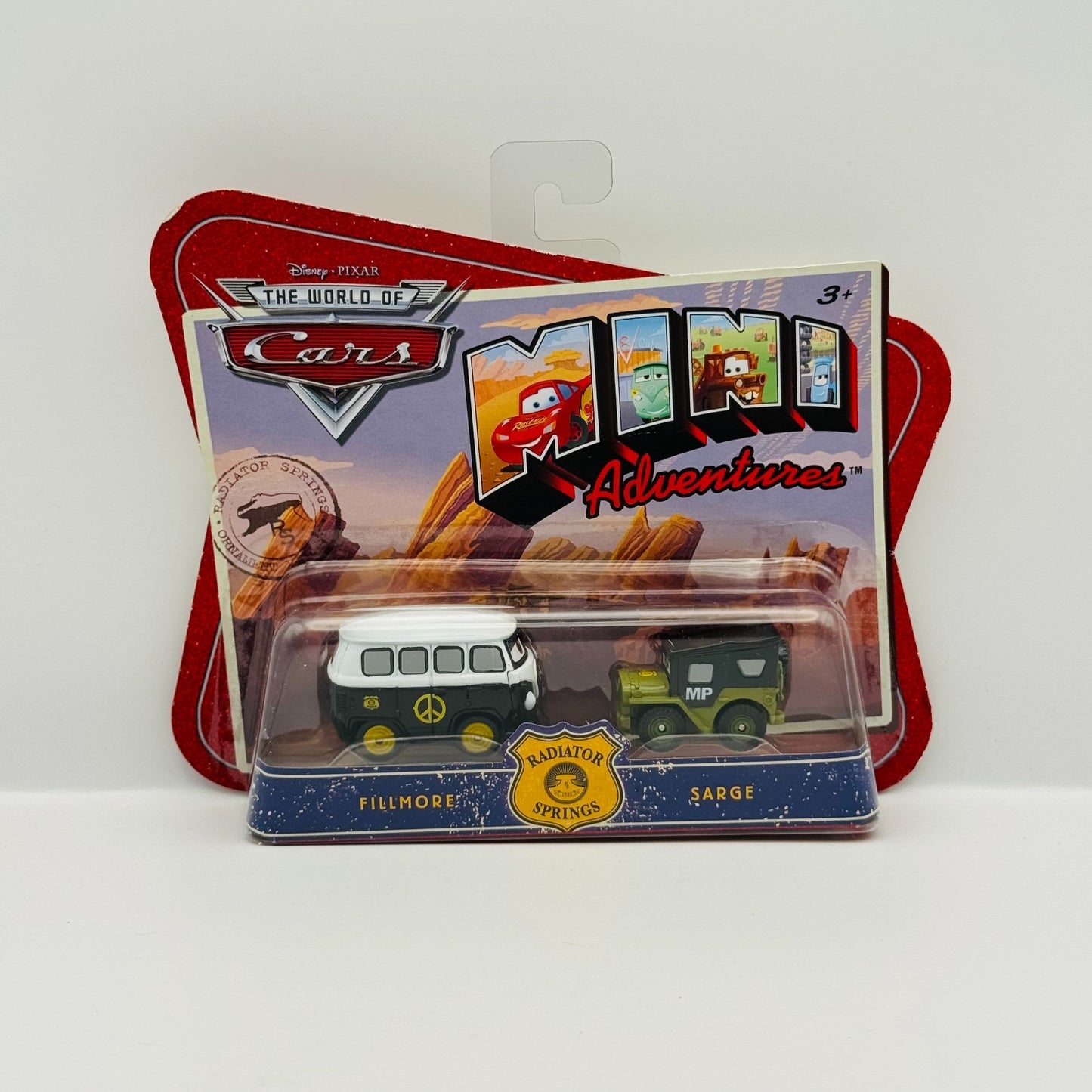 Disney Pixar Cars - Mini Adventures FILLMORE & MP SARGE- Radiator Springs Police