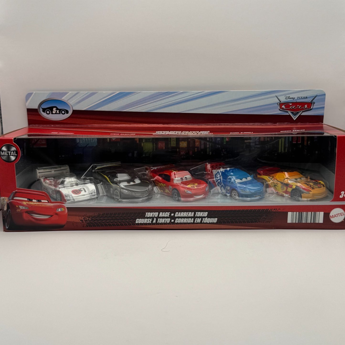 Disney Pixar Cars - TOKYO RACE 5-PK WGP SHU LEWIS MIGUEL RAOUL - 1:55 Diecast
