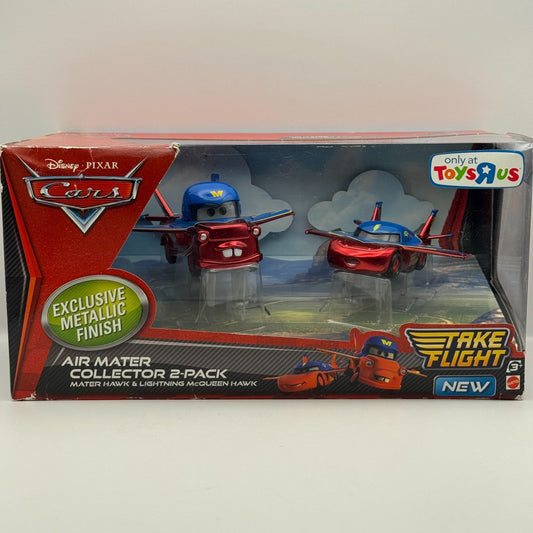 Disney Pixar Cars - METALLIC AIR MATER COLLECTOR 2-PACK HAWK MATER- 1:55 Diecast
