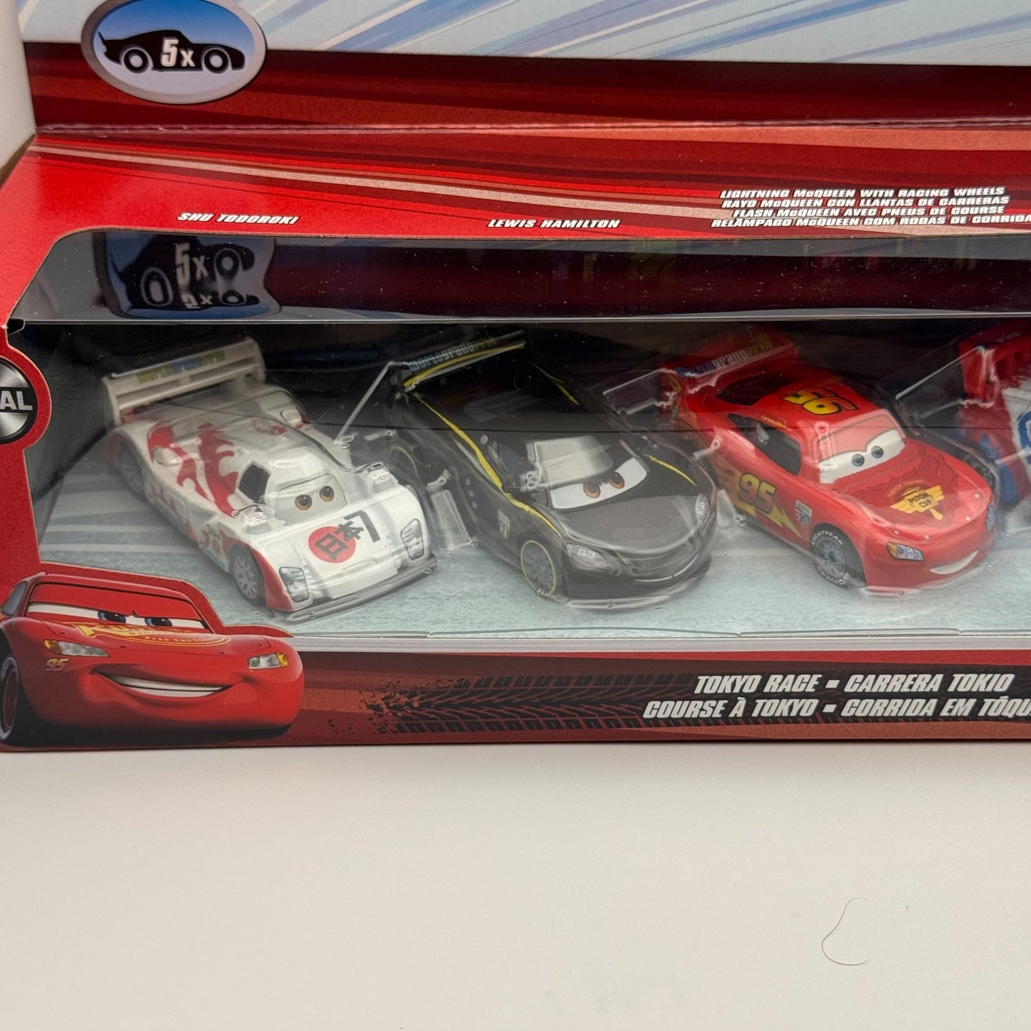 Disney Pixar Cars - TOKYO RACE 5-PK WGP SHU LEWIS MIGUEL RAOUL - 1:55 Diecast