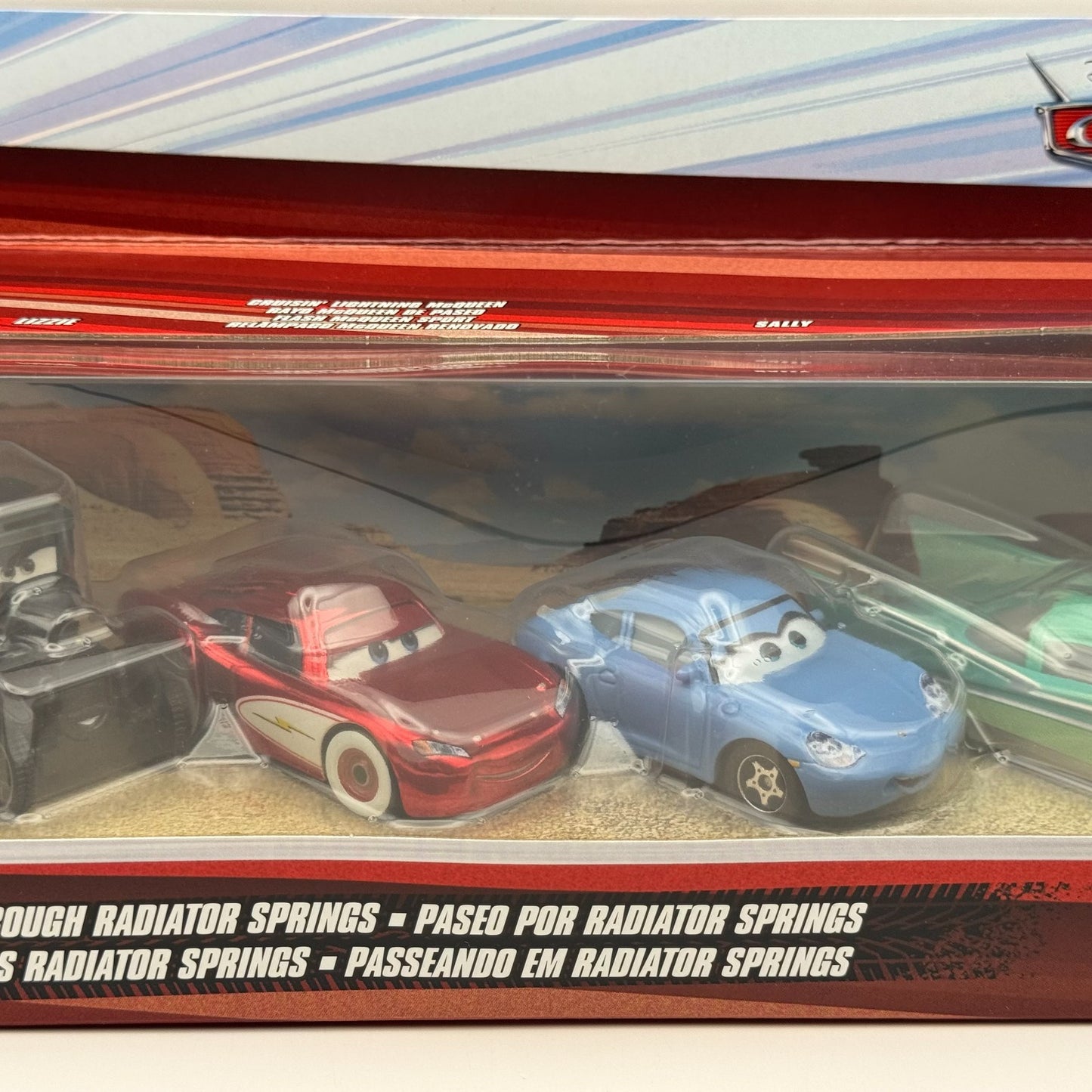 Disney Pixar Cars - CRUISIN’ THROUGH RADIATOR SPRINGS 5-PK Lizzie - 1:55 Diecast