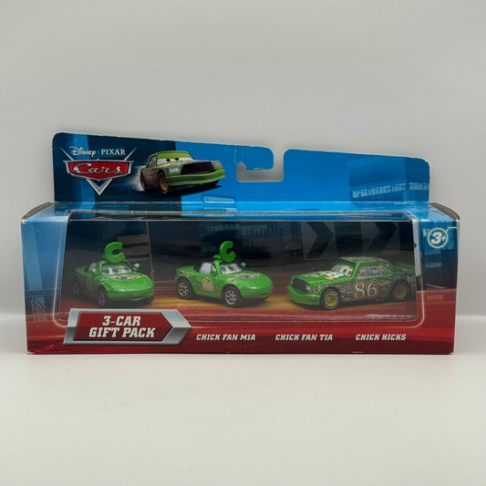 Disney Pixar Cars - CHICK FAN MIA & TIA LENTICULAR My Eyes Change - 1:55 Diecast