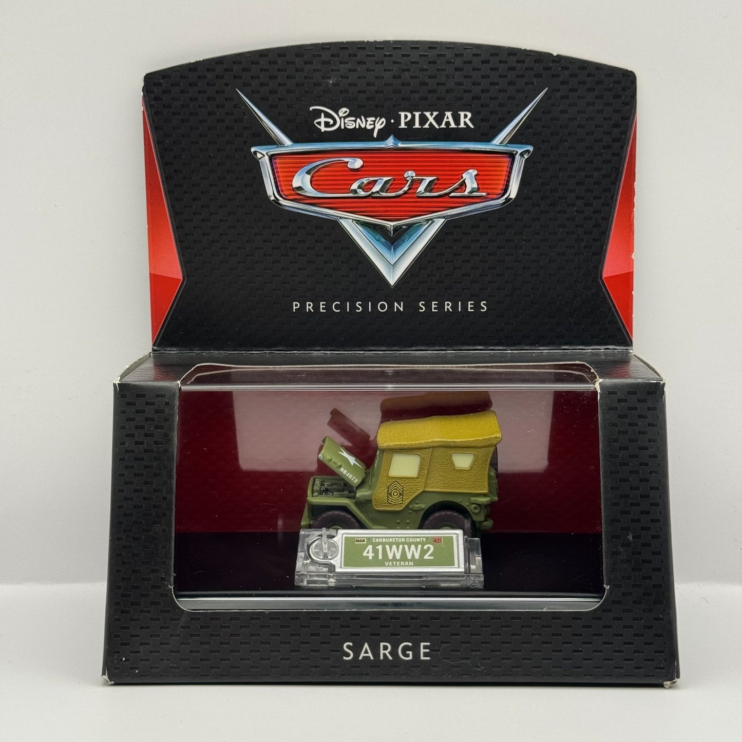Disney Pixar Cars - PRECISION SERIES SARGE OPENING HOOD - 1:55 Diecast