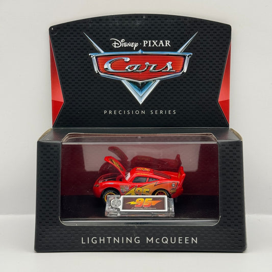 Disney Pixar Cars - PRECISION SERIES LIGHTNING MCQUEEN OPENING HOOD 1:55 Diecast