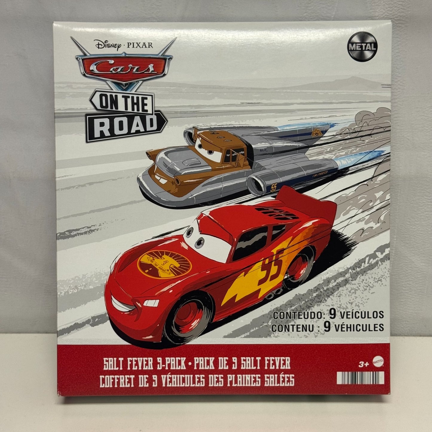 Disney Pixar Cars - SALT FEVER 9-PK PEGGY LINER On The Road - 1:55 Diecast