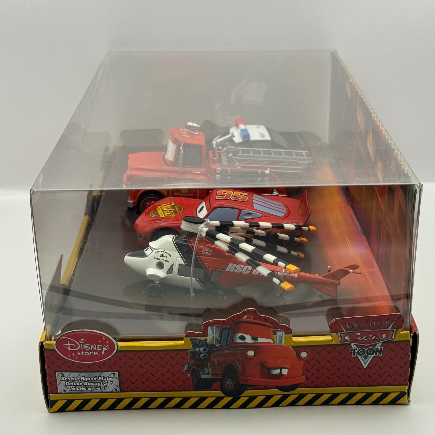 Disney Pixar Cars - RESCUE SQUAD MATER DELUXE 4-PK Disney Store - 1:43 Diecast