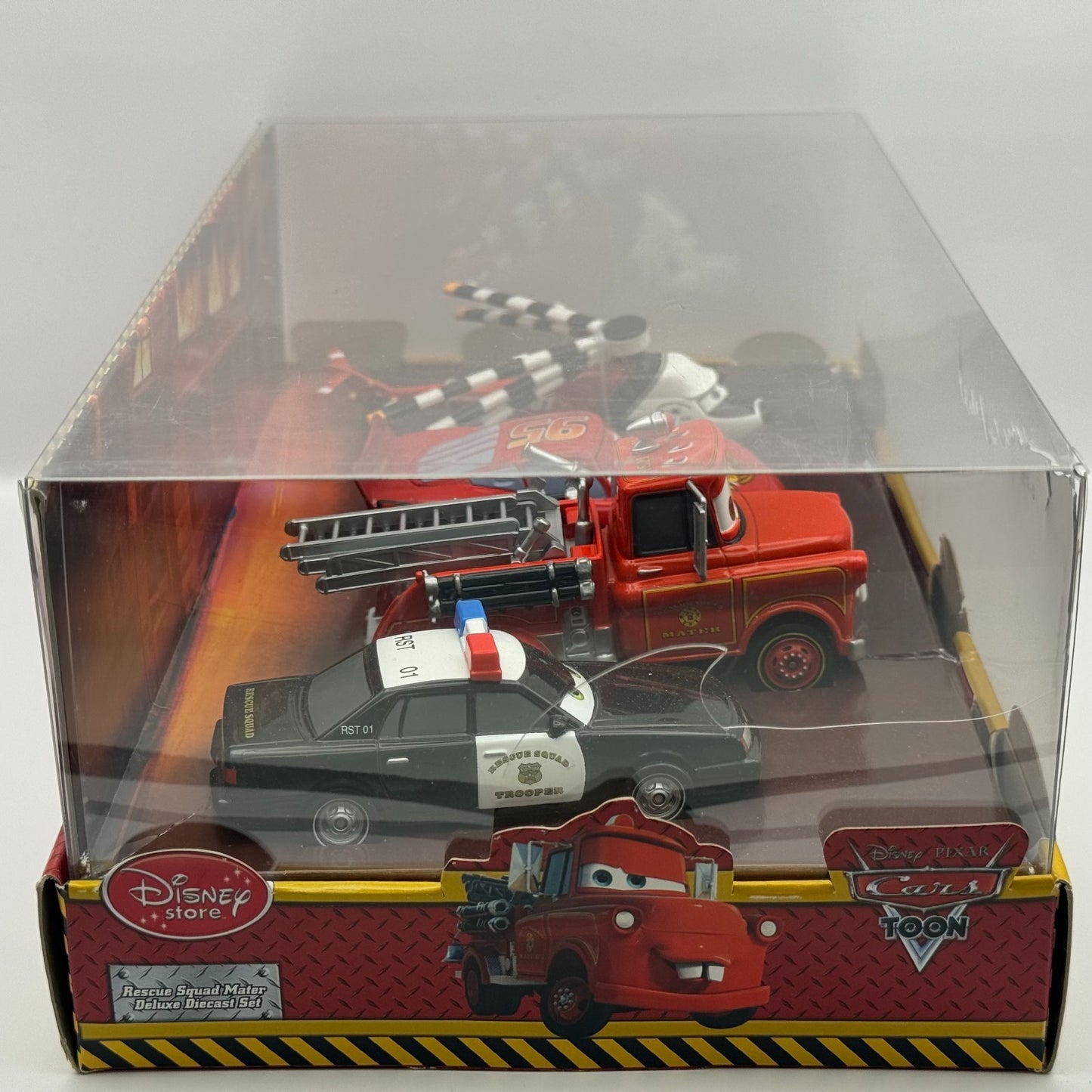 Disney Pixar Cars - RESCUE SQUAD MATER DELUXE 4-PK Disney Store - 1:43 Diecast