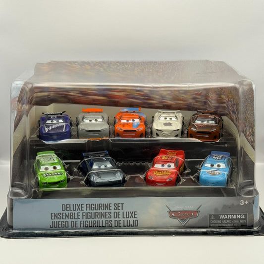 Disney Pixar Cars - CARS 3 VETERAN & NEXT GEN 9-PK APPLE CAR JP DRIVE 1:55 Scale