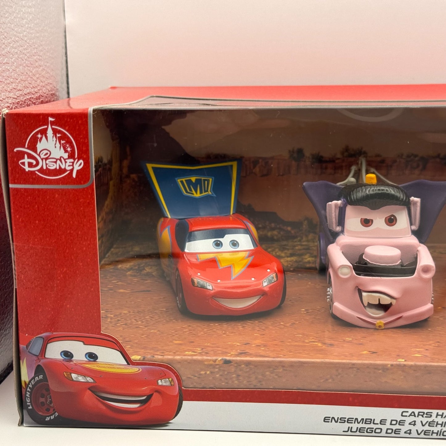 Disney Pixar Cars HALLOWEEN CLOWN RED DJ DRACULA MATER Disney Store 1:43 Diecast