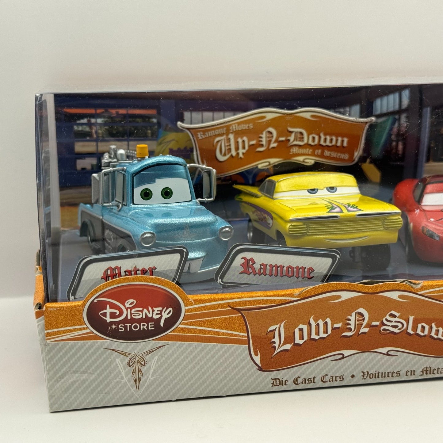 Disney Pixar Cars - LOW-N-SLOW LOW RIDER 3-PK Disney Store - 1:43 Diecast