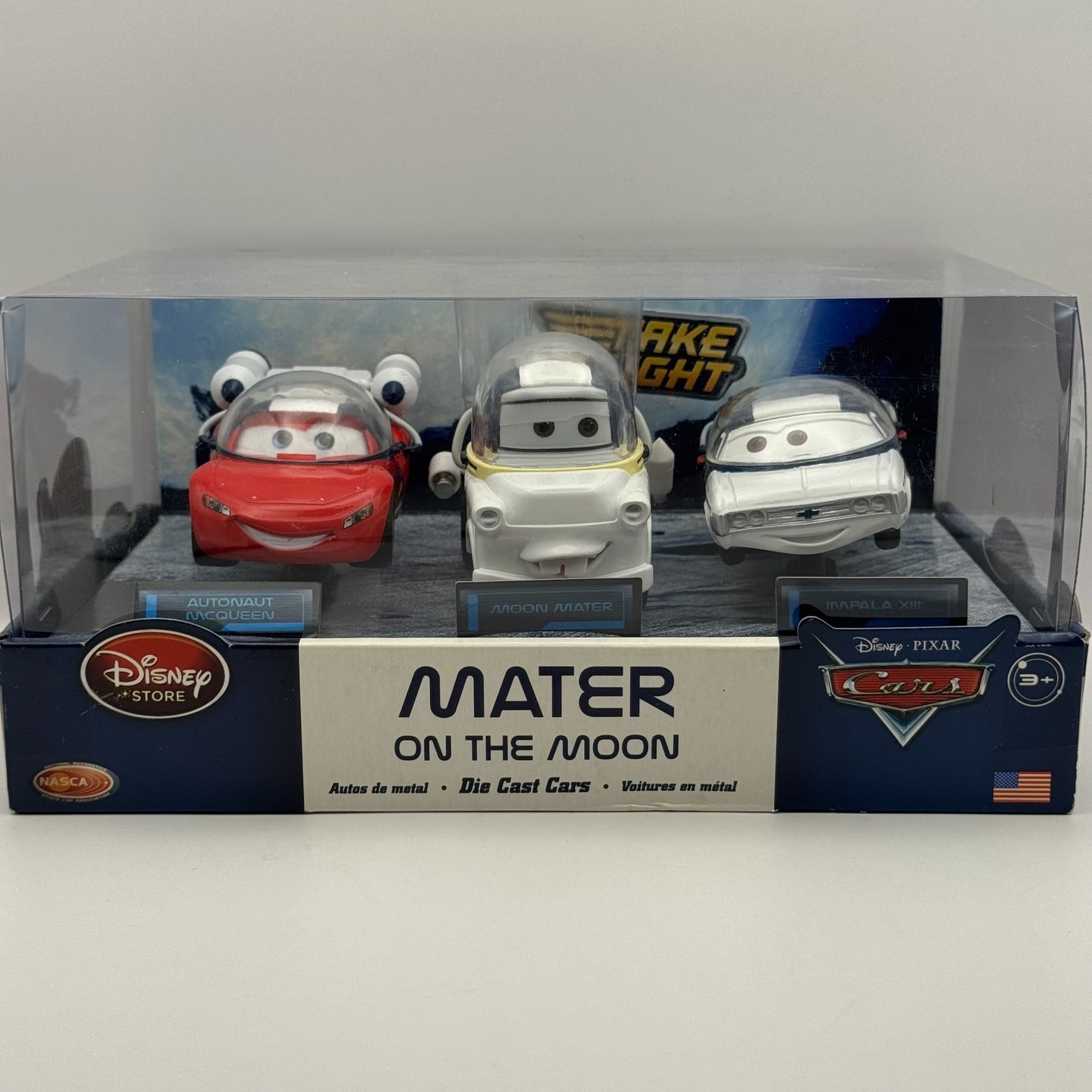 Disney Pixar Cars - MOON MATER 3-PK HOUSTON AUTONAUT Disney Store - 1:43 Diecast