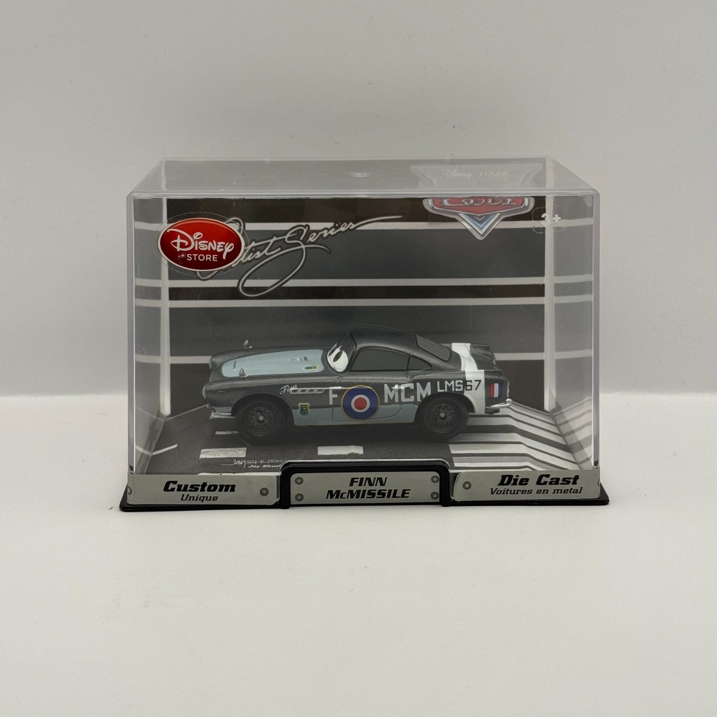 Disney Pixar Cars - ARTIST SERIES FINN JAY SHUSTER Disney Store - 1:43 Diecast