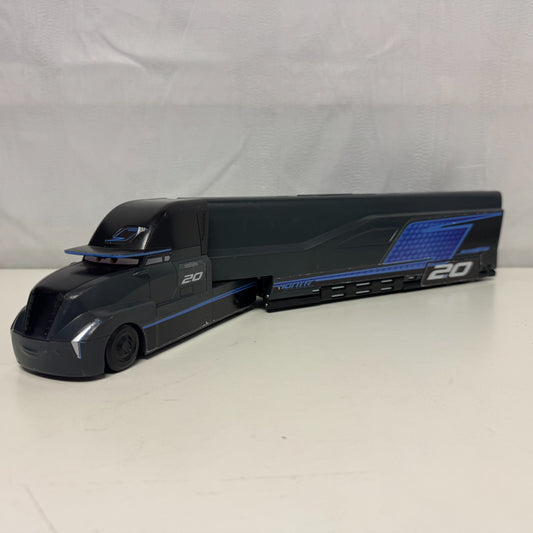 Disney Pixar Cars - JACKSON STORM'S TRANSFORMING HAULER GALE PLAYSET -1:55 Scale