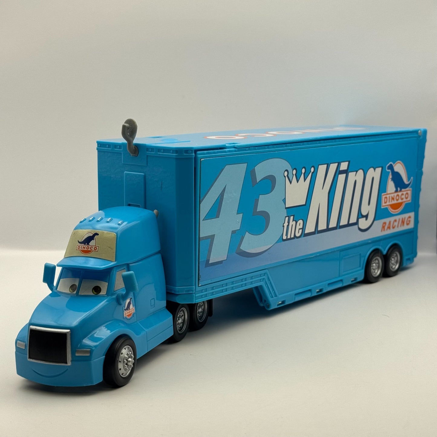 Disney Pixar Cars - DROP & JUMP GRAY DINOCO HAULER PLAYSET STORY SETS 1:55 Scale