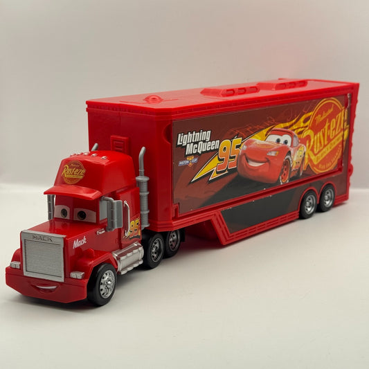 Disney Pixar Cars - CARS 3 MACK TRUCK HAULER STORY SETS PLAYSET - 1:55 Scale