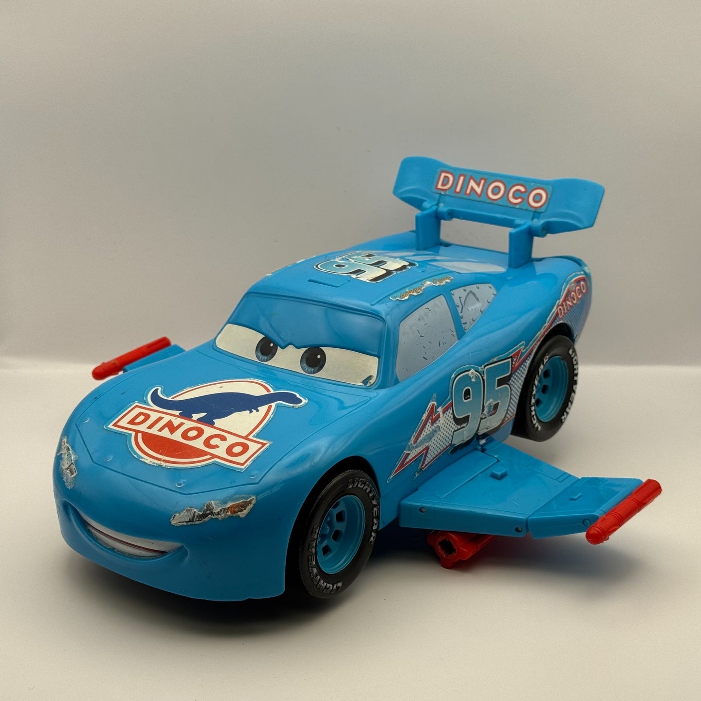 Disney Pixar Cars - LARGE TRANSFORMING LIGHTNING STORM MCQUEEN - 1:24 Scale