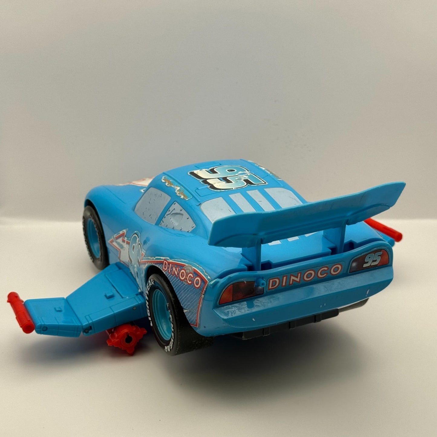 Disney Pixar Cars - LARGE TRANSFORMING LIGHTNING STORM MCQUEEN - 1:24 Scale